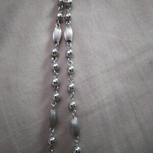 Necklace with two different bead design, dressy or casual